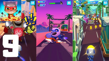 Talking Tom Hero Dash -  Gameplay Walkthrough Part 9 (Android, iOS Gameplay)