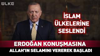 Erdoğan Konuşmasına Allahın Sel Vererek Başladı