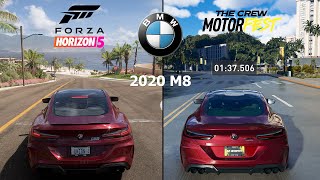 Forza Horizon 5 vs The Crew Motorfest | BMW evolution | Cars Engine Sound Direct Comparison