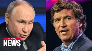 Tucker Carlson interviews Russian president Vladimir Putin