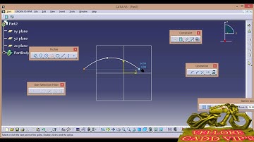 Knife in catia v5 | Team vips |#catia_v5