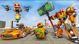 Robot ball Car Game and Robot Bike Helicopter Transform Game 2021 - Android Gameplay screenshot 5