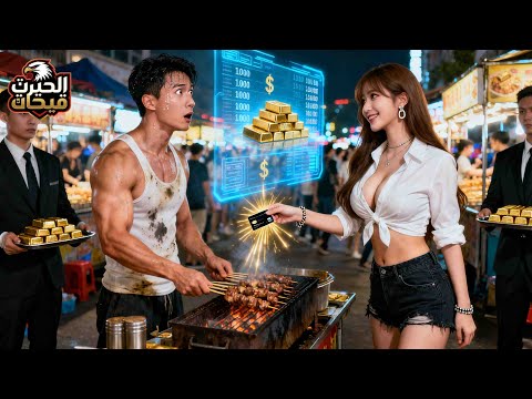 شاب فقير ي حتقر لعمله بالشواء مديرة تنفيذية جميلة تركع وتطلب الزواج هو وريث خفي صدمة