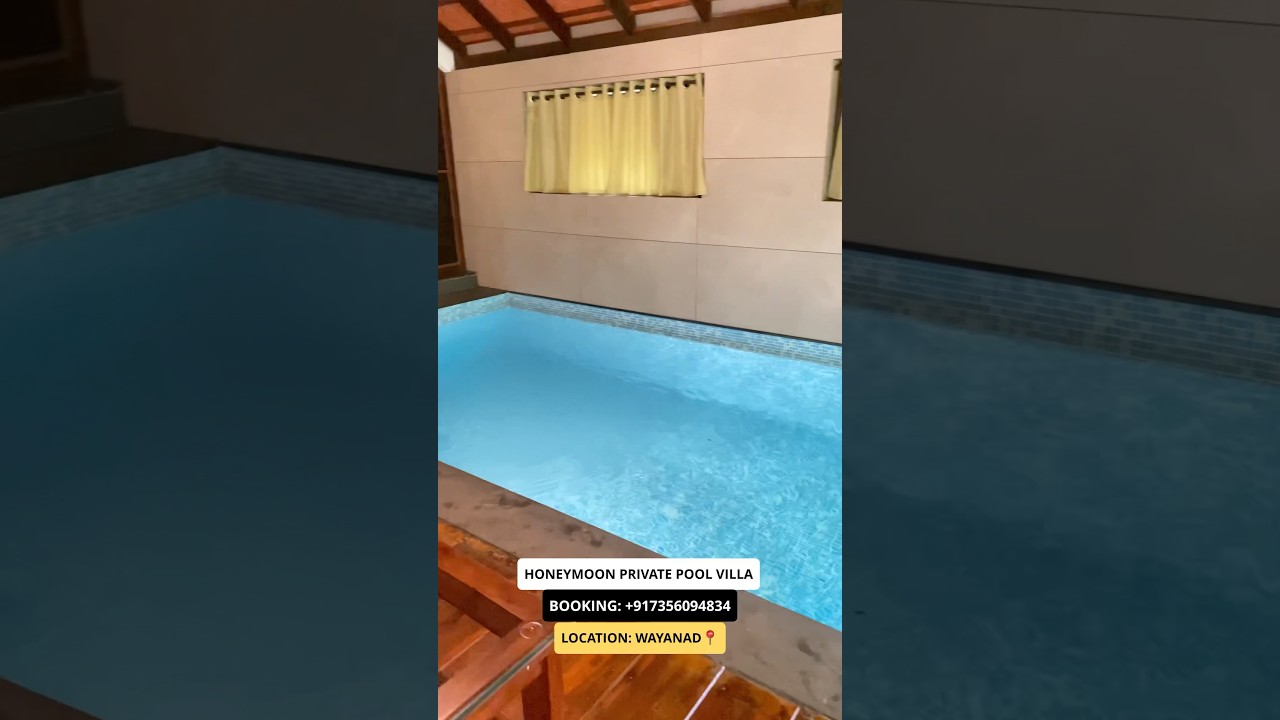 Honeymoon Private Pool Villa in Wayanad 🍃- Mid of the Forest 🌳- Wayanad Resorts - 