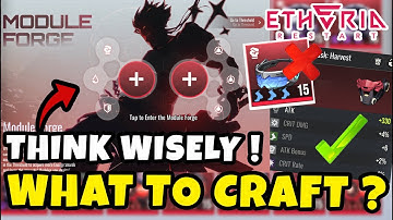 What To Craft In Module Forge Event ? | ETHERIA RESTART
