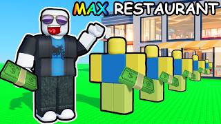 Feeding UNLIMITED Customers in Roblox run a restaurant... screenshot 5
