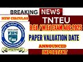 TNTEU NEW CIRCULAR B.Ed/M.Ed AUG EXAM 2025: PAPER VALUATION DATE