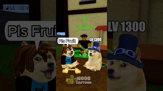 Help Noob Doge Toxic #roblox #dog  #memes #bloxfruits