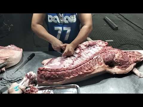 AMAZING SHARP KNIFE DEBONING SKILLS HALF CARCASS #amazing #skills #KNIFE #viral 6/11/26