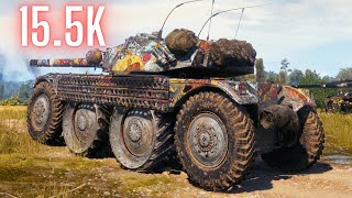 World of Tanks Panhard EBR 105 - 15.5K Assist + Damage