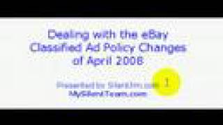 ebay classified ads  update by Jim Cockrum
