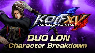 【日本語】KOF XV DLC｜DUO LON｜Character Breakdown