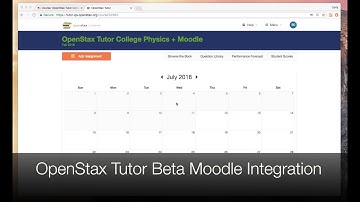 How to integrate OpenStax Tutor with your Moodle course