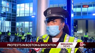 Boston officer on protesters: 'You still have to show them love'