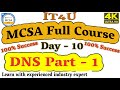 Mcsa full course dns part 1  windows server 2019 it4u mcsa server2019 dns whatisdns