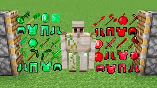 all new emerald items + iron golem + all new ruby items = ??? screenshot 2