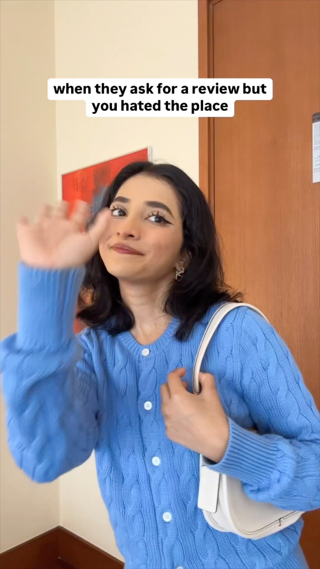 When they ask you to leave a review
