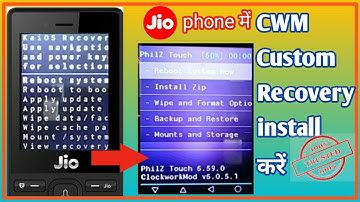 CUSTOM RECOVERY  IN JIO PHONE
