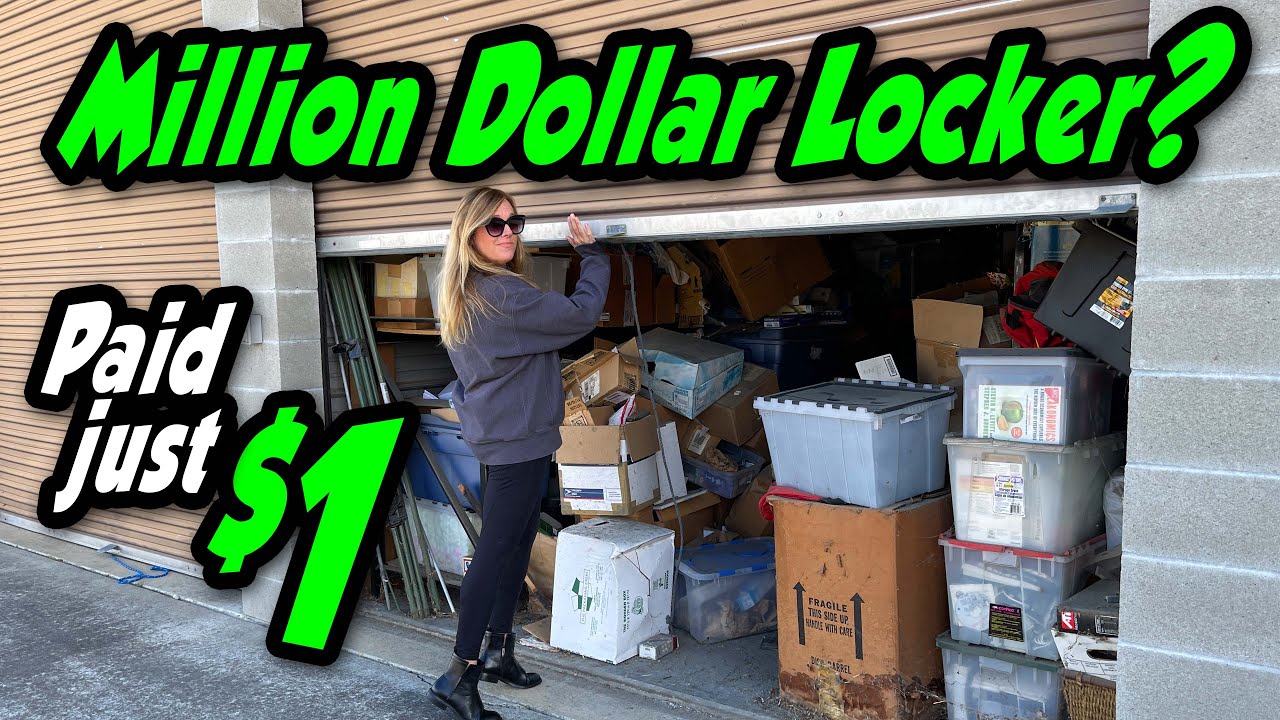Million Dollar Locker? This is our best one ever, bought it for just $1 at the storage auction