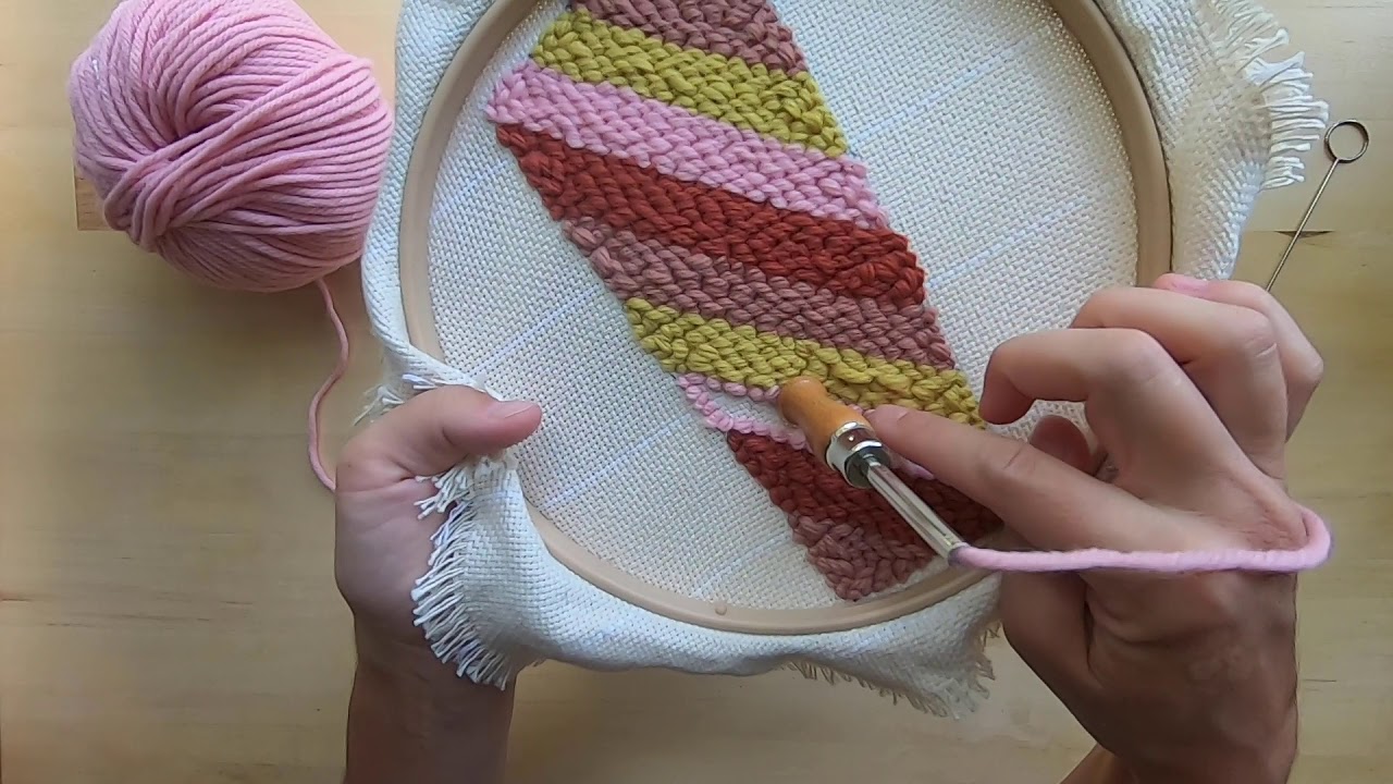How to Iron On Punch Needle Patches - Long Video - YouTube