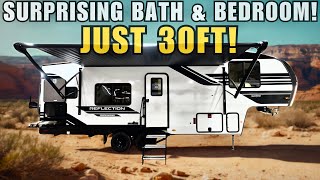 Smaller… YET BETTER bath & bedroom space! 2027 Grand Design Reflection 250ML fifth wheel RV tour