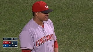 CIN@CHC: Simon throws seven scoreless, fans three