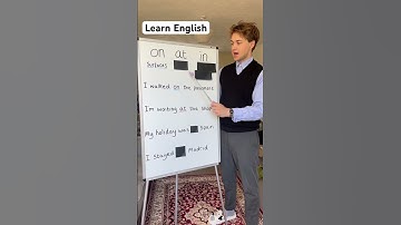 ON AT IN, prepositions in English #englishlesson #englishteacher #learnenglish #englishtips #英語 #ESL