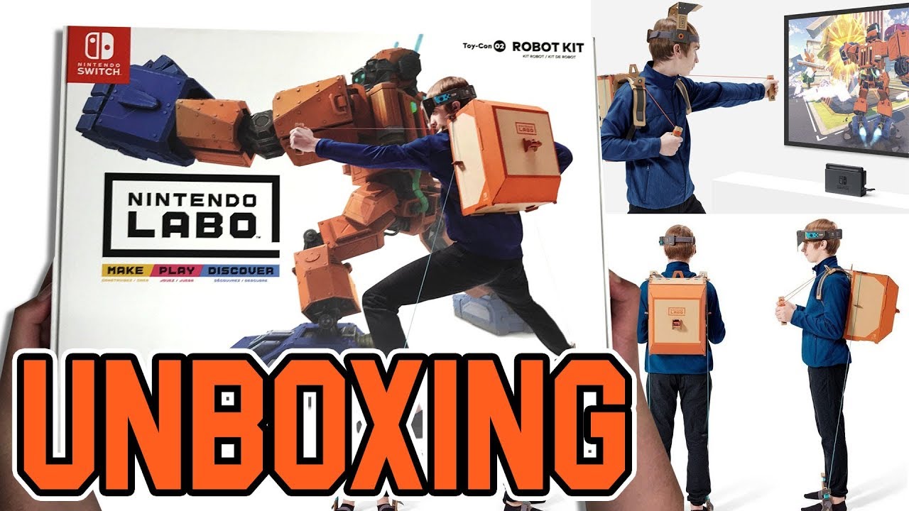 Labo Robot Kit (Switch) Unboxing!! - YouTube