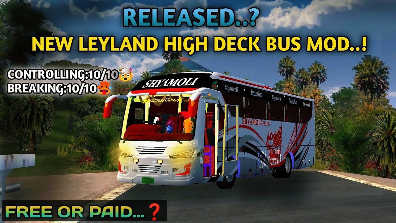 RELEASED..? || NEW ASHOK LEYLAND BUS MOD || FREE DOWNLOAD? || FREE OR PAID? || {BUSSID XTREME}