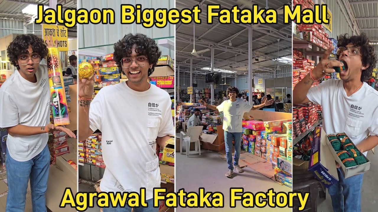 Jalgaon biggest fataka mall 🤯 Agrawal Factory fataka mall 2025