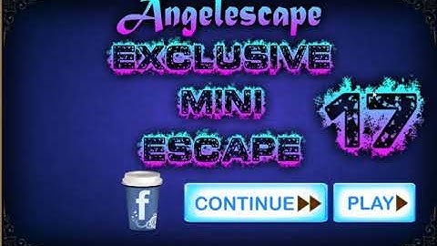 Angel Exclusive Mini Escape 17 Video Walkthrough