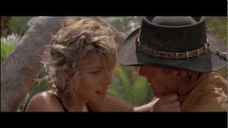 Crocodile Dundee - A crocodile attacks Sue