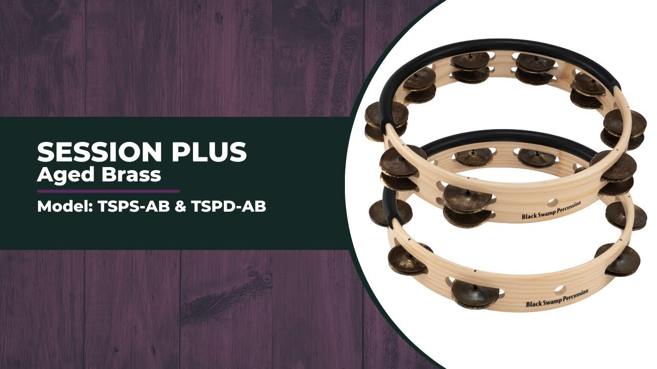 Aged Brass Session Plus Headless Tambourine | TSPS-AB, TSPD-AB Sound Sample