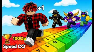  1 speed keyboard live stream #roblox #keyboardspeed