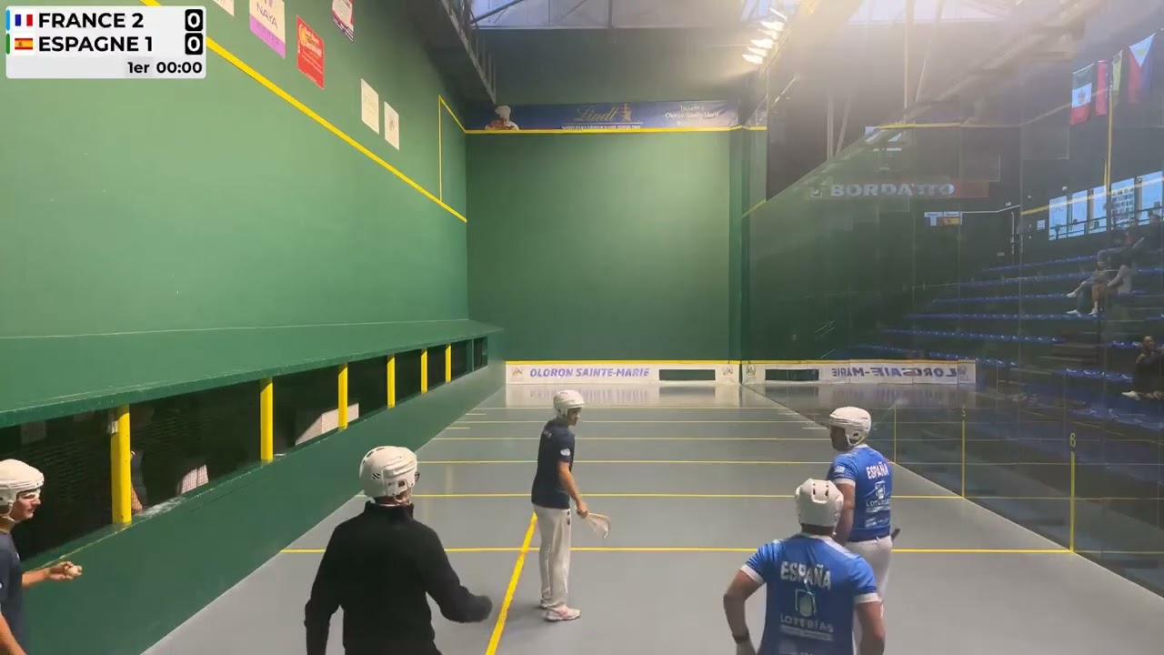 Championnat d’Europe Trinquet 1° Demi finale Xare 1080p 60fps H264 128kbit AAC