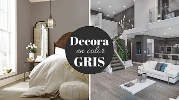 ¿Qué color de paredes combina con el suelo gris?