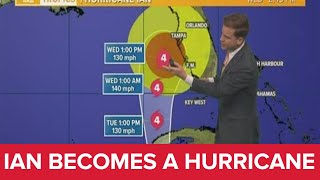 Monday 4 AM Tropics Update: Ian becomes a hurricane