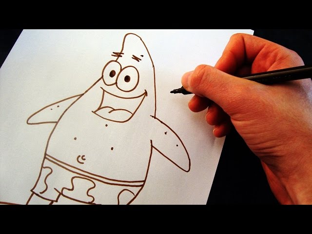 Como desenhar o Patrick estrela Mandrake passo a passo #desenho  #tutorialdedesenho 