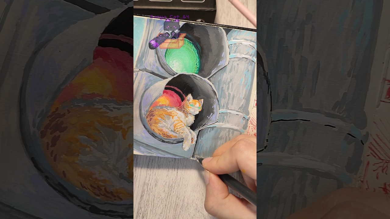 Скетч маркерами 