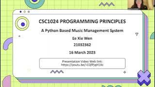 CSC1024 Final Assessment (Ee Xie Wen)