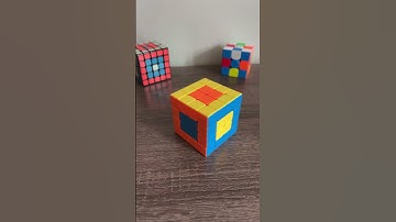 Rubik’s Cube Dot Pattern Transition! 😲 #rubikscube #transition #shorts