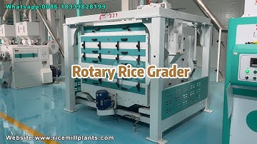 Rotary Rice Grader | Rice Grading Machine in Rice Milling Plant #ricegrader #ricegradingmachine