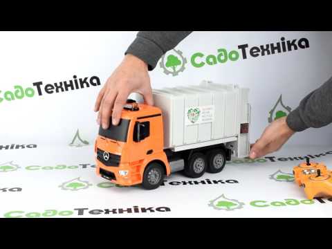Садотехніка Машинка сміттєвоз Mercedes Benz RC Double Eagle E560