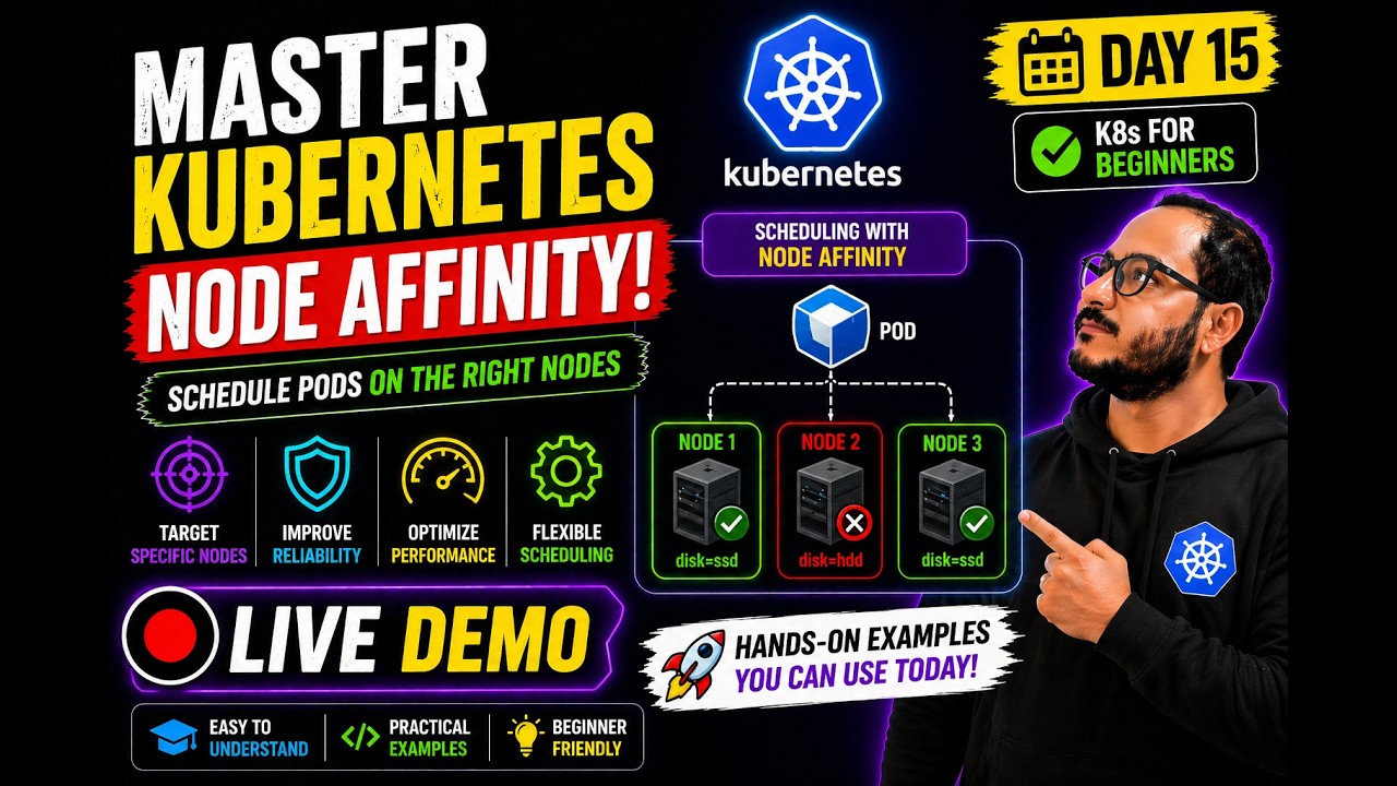 Master Kubernetes Node Affinity! (Live Demo) | K8s for Beginners Series ...