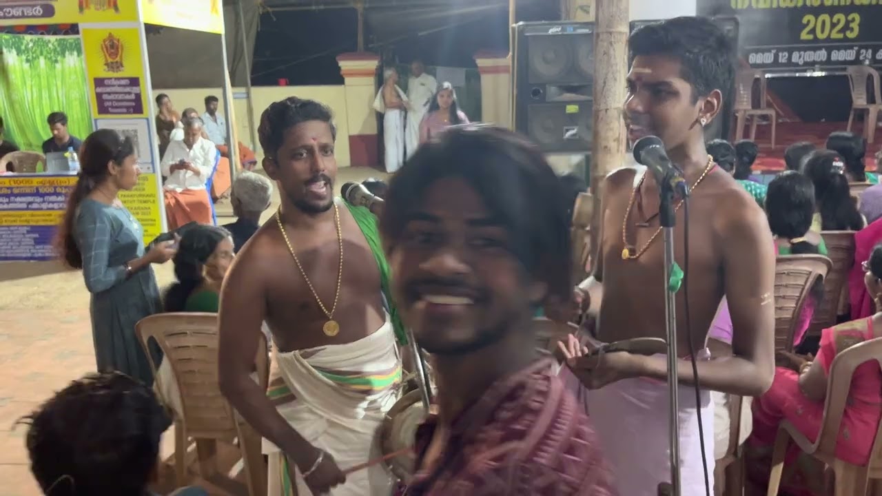 Sarasadala Nayane - Sopanasangeetham by Ayalur Akhil Marar & Adithyan A Marar at Sri Panayurkav Te
