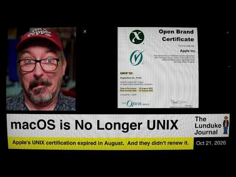 macOS is No Longer UNIX