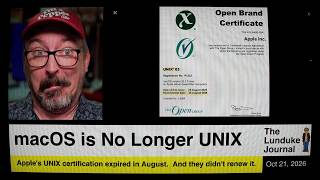macOS is No Longer UNIX Update