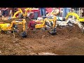 Biggest rc constructionsite in the world rc truck action at minibaustelle alsfeld 2017