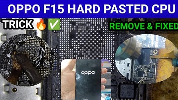 SUPERB TRICK 🔥 MOBILE PASTED IC REMOVE & FIXED |OPPO F15 LOGO RESTART PROBLEM |#deadmobilerepair