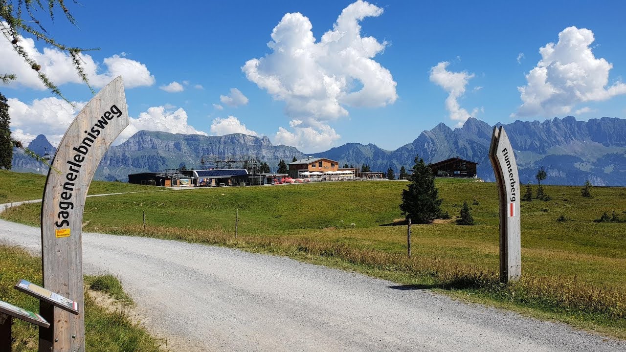 Flumserberg Tannenbodenalp, Maschgenkamm und den BikerTrail
